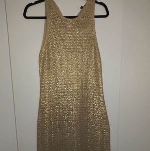 Women dress. Bergdore Goodman. Gold - size Medium